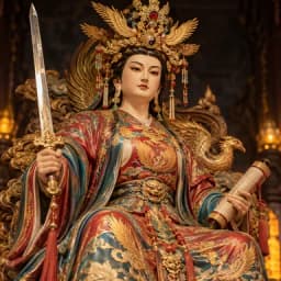 九天玄女形象圖
