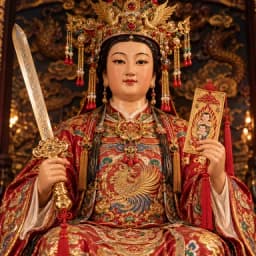 臨水夫人形象圖