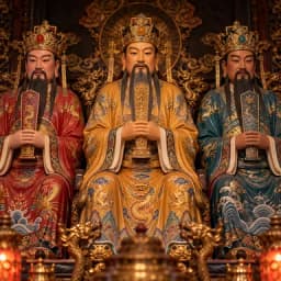 三官大帝形象圖